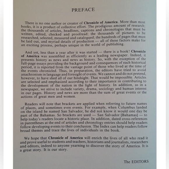 Chronicle of America Hardcover Vintage 90’s - Picture 10 of 11